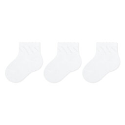 Condor 3 bērnu augsto zeķu pāru komplekts Condor 2.598/4 White 0200