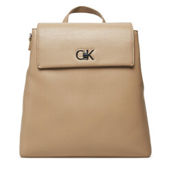 Calvin Klein Hátizsák Calvin Klein Ck Flap Backpack With Conv Strap K60K613038 Bézs