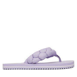 Tommy Jeans Джапанки Tommy Jeans Braided Thong Beach Sandal EN0EN02877 Виолетов