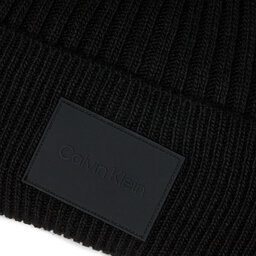 

Шапкa Calvin Klein Tonal Rubber Patch Beanie K50K511291 Ck Black BEH, Чорний