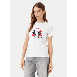 ONLY ONLY Футболка Mickey 15317991 Білий Regular Fit