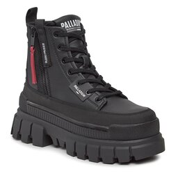Palladium Schnürstiefeletten Palladium Revolt Boot Zip Lth 98859-001-M Black/Black 001