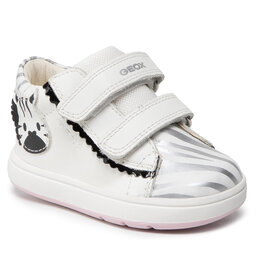 Geox Sneakersy Geox B Biglia G. B B254CB 00085 C0007 White/SIlver