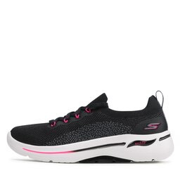 

Снікерcи Skechers Go Walk Arch Fit 124863/BKHP Black/Hot Pink, Чорний