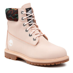 Timberland Туристически oбувки Timberland 6In Hert Bt TB0A2M8P662 Lt Pnk Nubuck W Camo