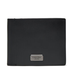 Calvin Klein Jeans Große Herren Geldbörse Calvin Klein Jeans Inst Plaque Bifold W/Coin K50K511432 Black BEH