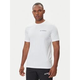 adidas adidas Футболка Terrex Graphic JW3559 Білий Regular Fit