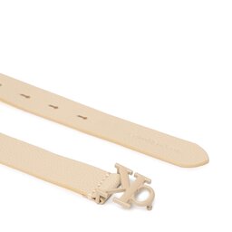 

Жіночий ремінь Calvin Klein Jeans Mono Hardware Leather Belt 2.5mm K60K610365 PF2, Золотий