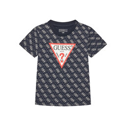Guess Guess Majica N5YI04 K8HM4 Mornarsko modra Regular Fit