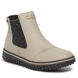 Rieker Botine Rieker Z4292-60 Crema / Schwarz 60