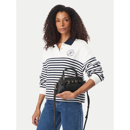 Tommy Hilfiger Handtasche Tommy Hilfiger Th Buckle Mini Tote AW0AW19034 Schwarz