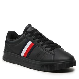 Tommy Hilfiger Laisvalaikio batai Tommy Hilfiger Supercup Leather FM0FM04706 BDS