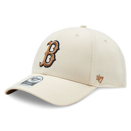 47 Brand Шапка с козирка 47 Brand MLB Boston Red Sox Sure Shot Snapback '47 MVP BAS-SUMVP902WBP-NT99 Natural