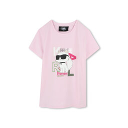 Karl Lagerfeld Kids Karl Lagerfeld Kids T-shirt Z30491 D Ružičasta Regular Fit