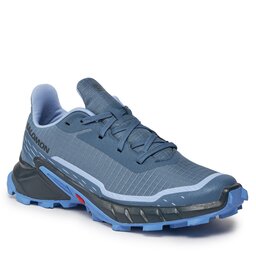 Salomon Schuhe Salomon Alphacross 5 W 473135 22 W0 Bering Sea/Carbon/Blue Heron