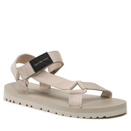 Calvin Klein Jeans Sandalen Calvin Klein Jeans Prefresato Webbing Strap Badge YM0YM00639 Eggshell ACF