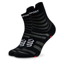 Compressport Hohe Unisex-Socken Compressport Pro Racing Socks V4.0 Ultralight Run High XU00050B Black/Red