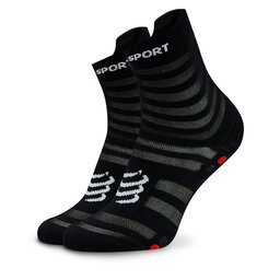 Compressport Skarpety wysokie unisex Compressport Pro Racing Socks V4.0 Ultralight Run High XU00050B Czarny