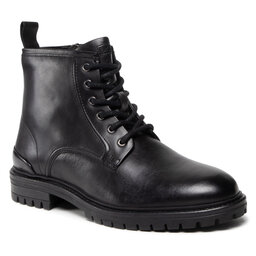 Pepe Jeans Cizme Pepe Jeans Ned Boot Relief PMS50223 Black 999