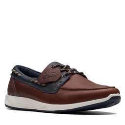 Clarks Chaussures basses Clarks ATL Sail Go 26170335 Navy/Tan