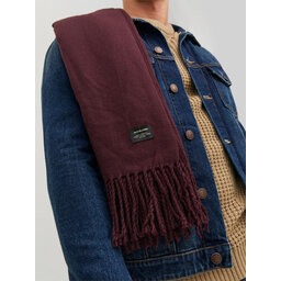 

Шарф Jack&Jones 12140332 Port Royale 2832411, Бордовий