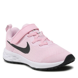 Nike Обувки Nike Revolution 6 Nn (PSV) DD1095 608 Pink Foam/Black