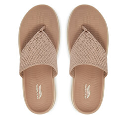 Skechers Zehentrenner Skechers Go Walk Arch Fit 2.0 Sandal-Carrie 140861/TPE Beige