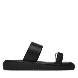 Calvin Klein Jeans Παντόφλες Calvin Klein Jeans Rope Sandal Soft Lth Mg YW0YW01864 Μαύρο