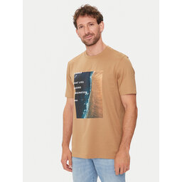 BOSS BOSS Camiseta Tiburt 388 50512132 Beis Regular Fit