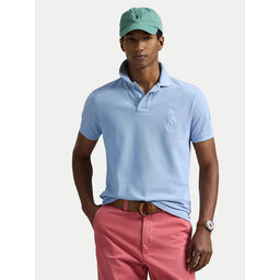 Polo Ralph Lauren Polo Ralph Lauren Polo majica 710938137012 Svetlo modra Slim Fit