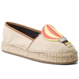 Tommy Hilfiger Espadrilky Tommy Hilfiger Patch Espadrille Balloon FW0FW03549 Tapioca 639