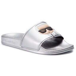 KARL LAGERFELD Pantoletten KARL LAGERFELD KL80905 Silver Rubber