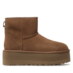 Ugg Snehule Ugg W Classic Mini Platform 1134991 Hnedá