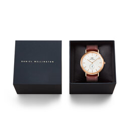 Daniel Wellington Годинник Daniel Wellington Classic St. Mawes Horloge DW00100871 Коричневий