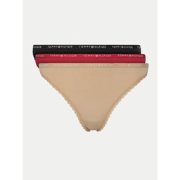 Tommy Hilfiger Tommy Hilfiger 3er-Set Stringtangas UW0UW05954 Bunt