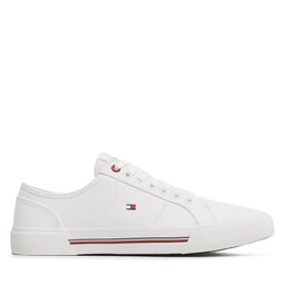 

Кросівки Tommy Hilfiger Core Corporate Vulc Canvas FM0FM04560 White YBS, Білий