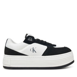 Calvin Klein Jeans Αθλητικά Calvin Klein Jeans Bold Flatf Low Lace Mix YW0YW01742 Λευκό