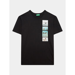 United Colors Of Benetton United Colors Of Benetton T-Shirt 3096C10BL Μαύρο Regular Fit