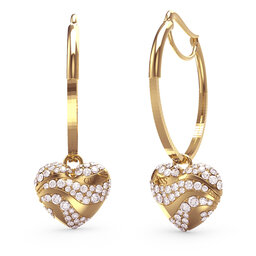 Guess Ohrringe Guess JUBE04 505JW Goldfarben