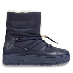 Tommy Hilfiger Śniegowce Tommy Hilfiger Tommy Essential Snowboot FW0FW07504 Niebieski