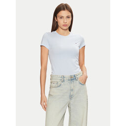 Tommy Jeans Tommy Jeans Majica DW0DW20459 Svetlo modra Slim Fit