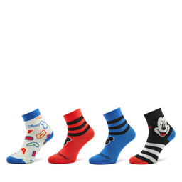 adidas Vaikiškų ilgų kojinių komplektas (3 poros) adidas Mickey Mouse Crew Socks 3 Pairs IB6776 Spalvota