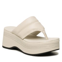 Tommy Jeans Flip flop Tommy Jeans Sandal Padded EN0EN02075 Light Silt ACU
