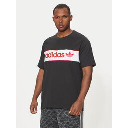 adidas adidas Marškinėliai Archive IS1404 Juoda Regular Fit