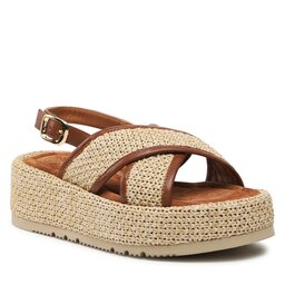 Unisa Espadrillos Unisa Claren Raf Ns Natu/Cuir