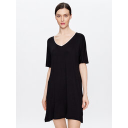 DKNY DKNY Nočna srajca YI2319330 Črna Regular Fit