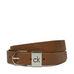 Calvin Klein Ζώνη Γυναικεία Calvin Klein Ck Loop Thin Round Buckle 2.5 K60K612856 Καφέ
