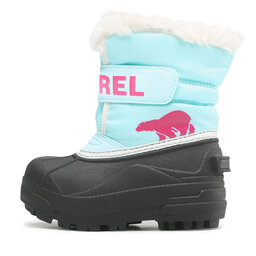 

Снігоходи Sorel Childrens Snow Commander NC1960-428 Ocean Surf/Cactus Pink, Голубий