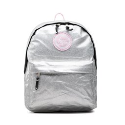 HYPE Σακίδιο HYPE Silver Glitter Pink Crest Backpack YVLR-669 Silver