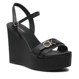 Calvin Klein Sandali Calvin Klein Wedge 70Hh HW0HW01485 Ck Black BEH